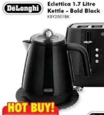 The Good Guys Eclettica 1.7 Litre Kettle - Bold Black offer