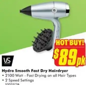 The Good Guys Hydro Smooth Fast Dry Hairdryer offer