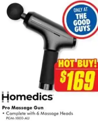 The Good Guys Pro Massage Gun offer