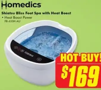 Shiatsu Bliss Foot Spa with Heat Boost