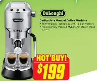 The Good Guys Dedica Arte Manual Coffee Machine offer