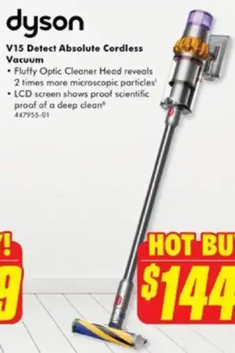 The Good Guys V15 Detect Absolute Cordless Vacuum offer