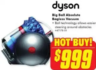 The Good Guys Big Ball Absolute Bagless Vacuum offer