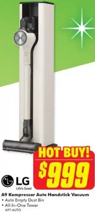 The Good Guys A9 Kompressor Auto Handstick Vacuum offer