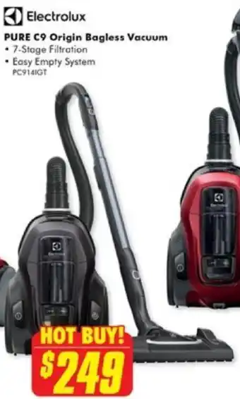 The Good Guys PURE C9 Origin Bagless Vacuum offer