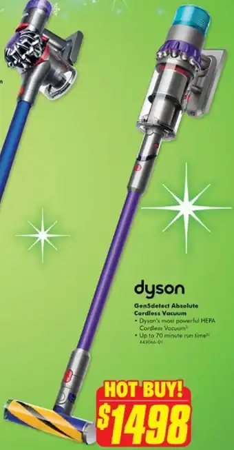 The Good Guys Gen5detect Absolute Cordless Vacuum offer