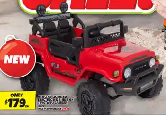 OFFICIAL LICENSED ELECTRIC KIDS RIDE ON TOYOTA FJ CRUISER