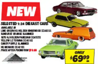 Autobarn SELECTED 1:24 DIECAST CARS offer