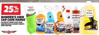 BOWDEN'S OWN CAR CARE RANGE