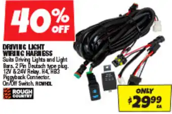 Autobarn DRIVING LIGHT WIRING HARNESS offer