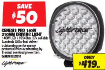 Autobarn GENESIS PRO 140W 210MM DRIVING LIGHT offer