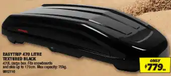 Autobarn EASYTRIP 470 LITRE TEXTURED BLACK offer