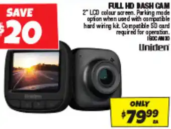 Autobarn FULL HD DASH CAM offer