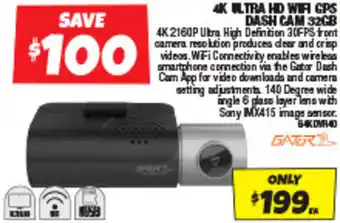 Autobarn 4K ULTRA HD WITH GPS DASH CAM 32GB offer