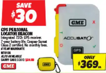 Autobarn GPS PERSONAL LOCATOR BEACON offer