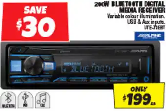Autobarn 200W BLUETOOTH DIGITAL MEDIA RECEIVER offer