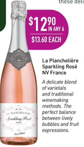Dan Murphy's La Planchelière Sparkling Rosé NV France offer