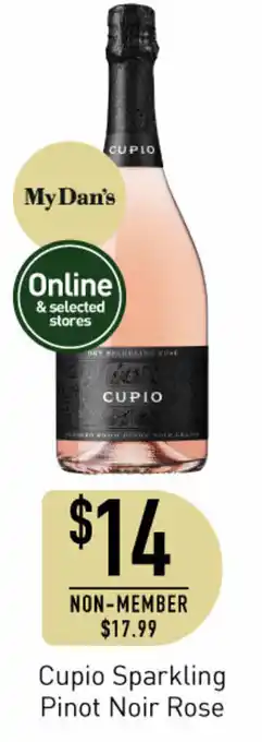 Dan Murphy's Cupio Sparkling Pinot Noir Rosé offer