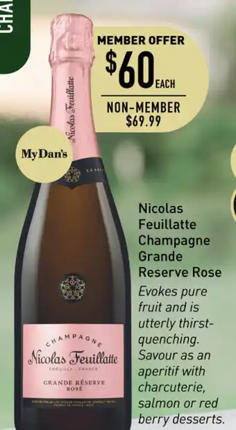 Nicolas Feuillatte Champagne Reserve Rose