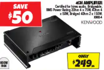 Autobarn 4CH AMPLIFIER offer