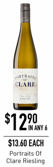 Portraits of Clare Riesling