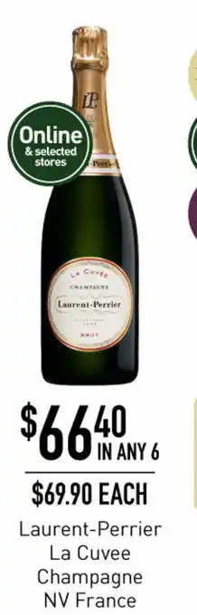 Dan Murphy's Laurent-Parrier La Cuvee Champagne NV France offer