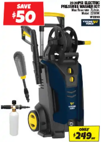 Autobarn 2320 PSI ELECTRIC PRESSURE WASHER KIT offer