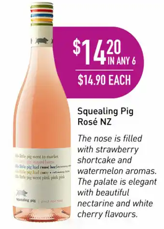 Dan Murphy's Squealing Pig Rosé offer