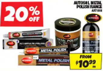 Autobarn AUTOSOL METAL POLISH RANGE offer
