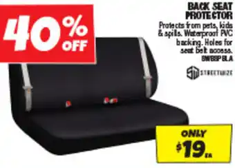 Autobarn BACK SEAT PROTECTOR offer