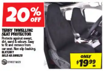 Autobarn TERRY TOWELLING SEAT PROTECTOR offer