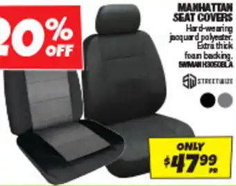 Autobarn MANHATTAN SEAT COVERS offer