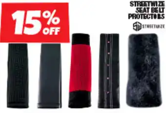 Autobarn STREETWIZE SEAT BELT PROTECTORS offer