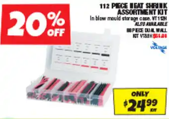 Autobarn 112 PIECE HEAT SHRINK ASSORTMENT KIT offer