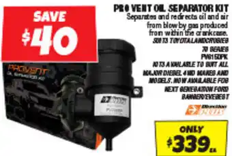 Autobarn PRO VENT OIL SEPARATOR KIT offer