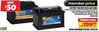 Autobarn CENTURY DIN/EUROPEAN BATTERIES offer