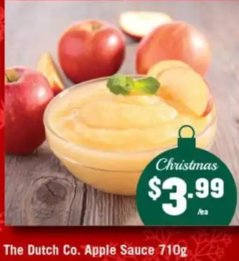 The Dutch Co. Apple Sauce 710g