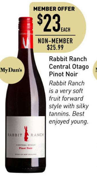 Rabbit Ranch Central Otago Pinot Noir