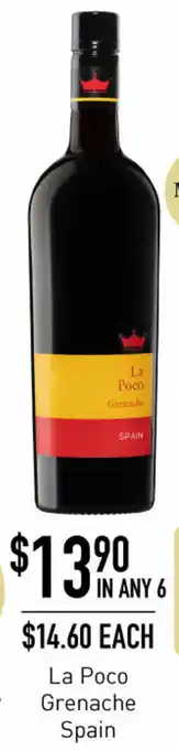 Dan Murphy's La Poco Grenache Spain offer