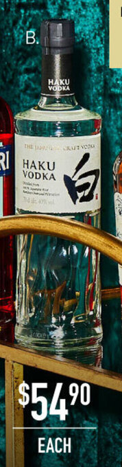 Dan Murphy's Suntory HAKU Vodka 700ml offer