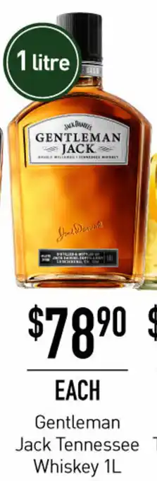 Dan Murphy's Gentleman Jack Tennessee Whisky 1L offer