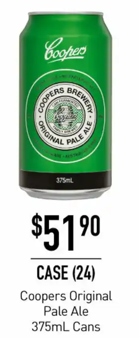 Dan Murphy's Coopers Original Pale Ale 375ml offer