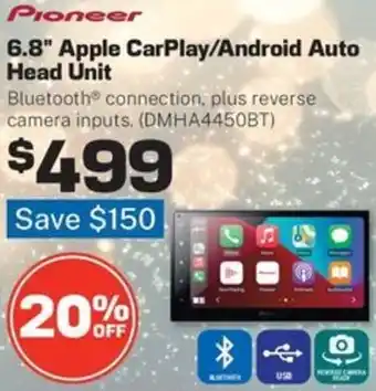 Repco 6.8" Apple CarPlay/Android Auto Head Unit offer