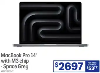 Officeworks MacBook Pro 14" with M3 chip - Space Grey offer