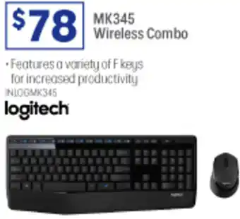 Officeworks MK345 Wireless Combo offer