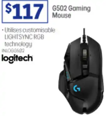 Officeworks G502 Gaming Mouse offer