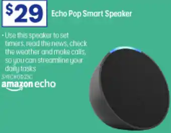Officeworks Echo Pop Smart Speaker offer