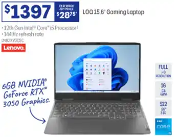 Officeworks LOQ 15.6" Gaming Laptop offer