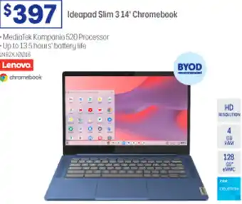 Officeworks Ideapad Slim 3 14 Chromebook offer