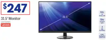 Officeworks 31.5" Monitor offer